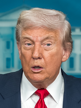 2025 President Donald Trump holds a press conference about Washington, D.C. (cropped)