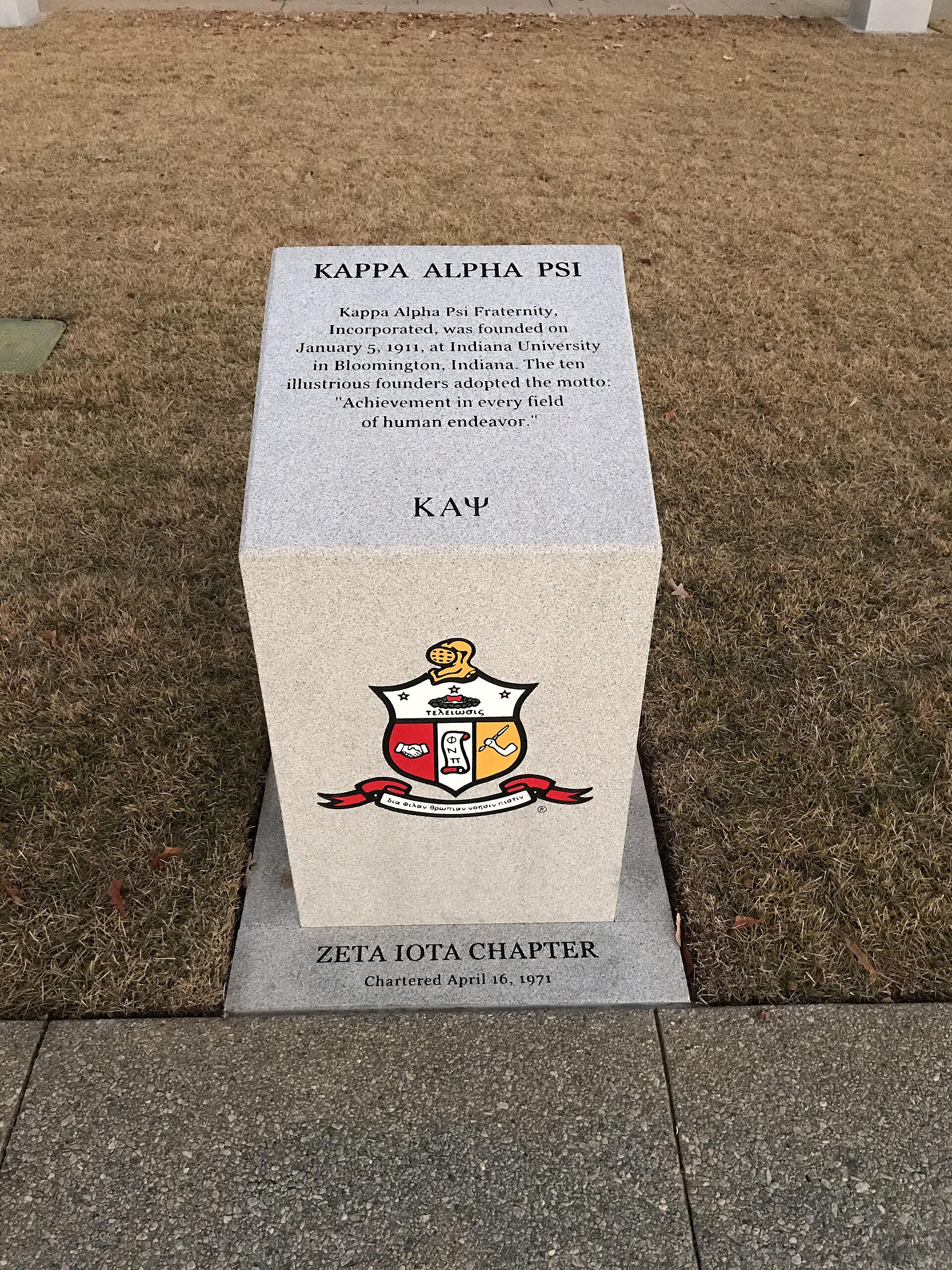 Kappa Alpha Psi Block