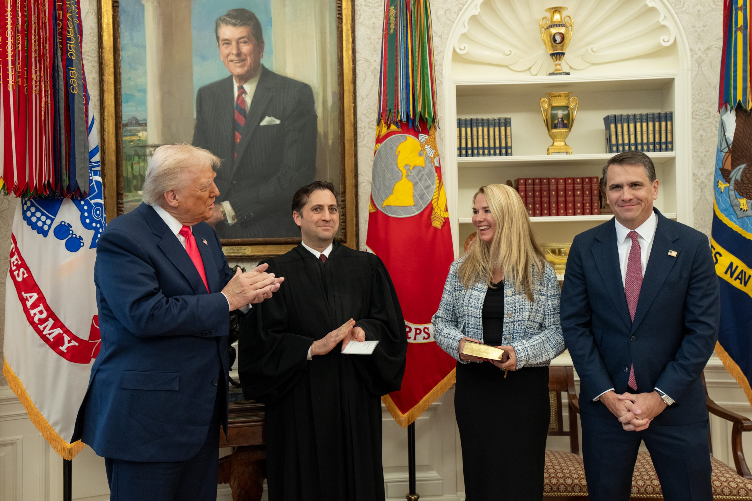 President Donald Trump swears in Todd Blanche as Deputy Attorney General (54371707133)