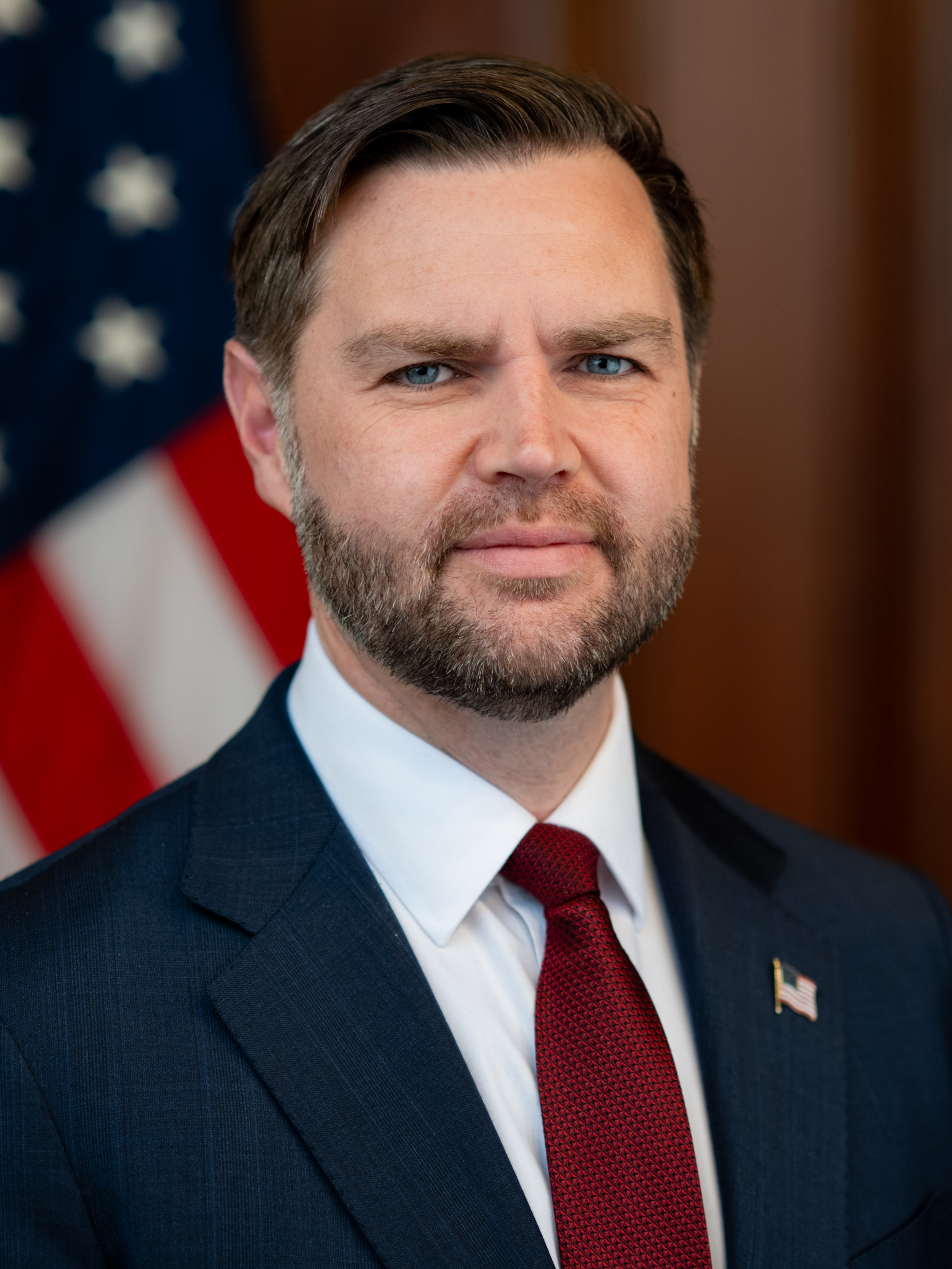 March 2026 Official Vice Presidential Portrait of JD Vance (head and shoulders cropped)
