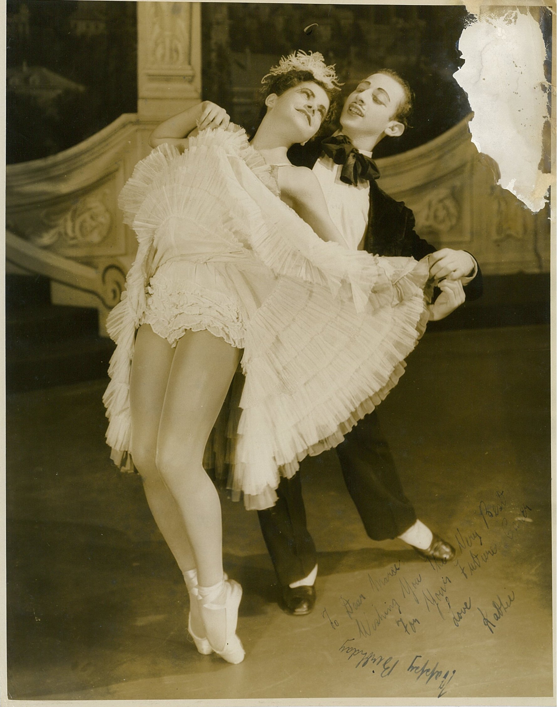 Martin Rubenstein and Kathleen Gorham, dancers in the J.C. Williamson Borovansky Ballet production of Gay Rosalinda, 1946 photographer Hal Williams (6557680935)