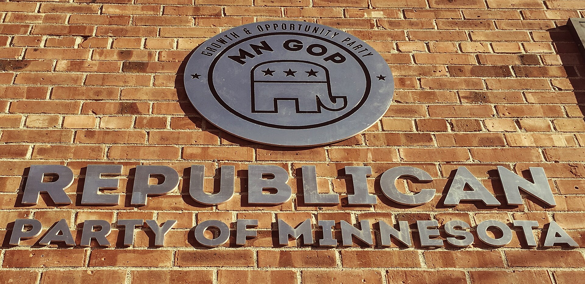 Republican Party of Minnesota GOP Sign, Minneapolis (23210216003)