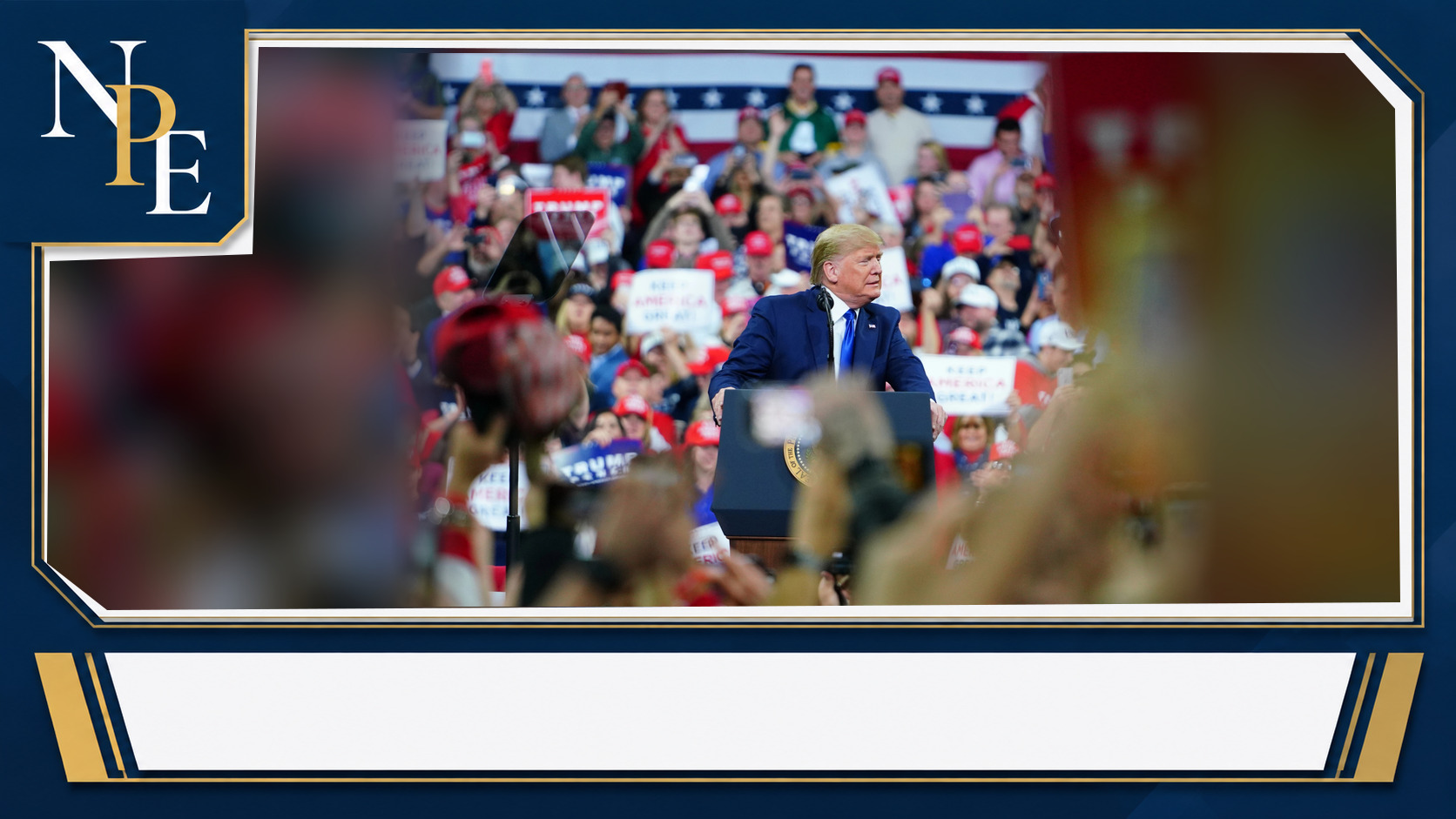 Donald Trump featured editorial graphic