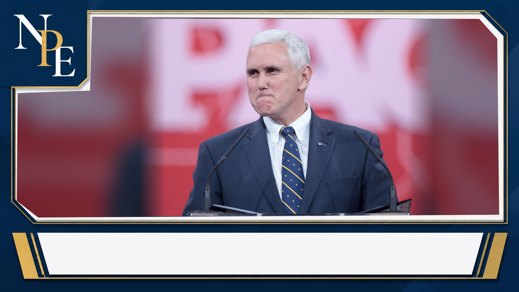 Mike Pence featured editorial graphic