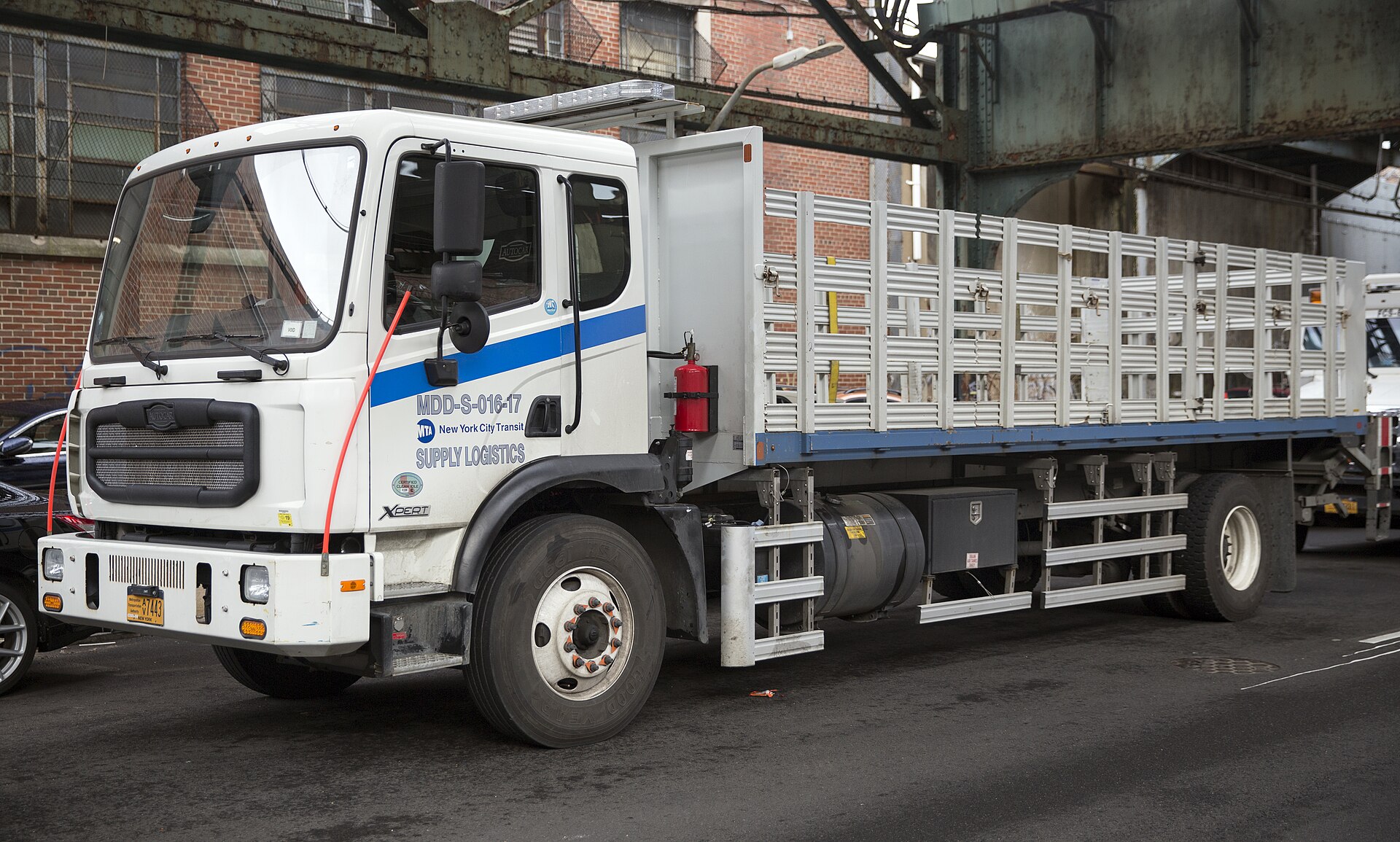 Autocar Xpert with the MTA (Supply Logistics), front left