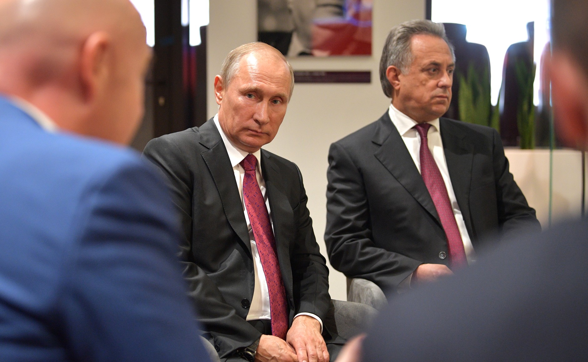 Russian President Vladimir Putin meeting with FIFA President Gianni Infantino (2)
