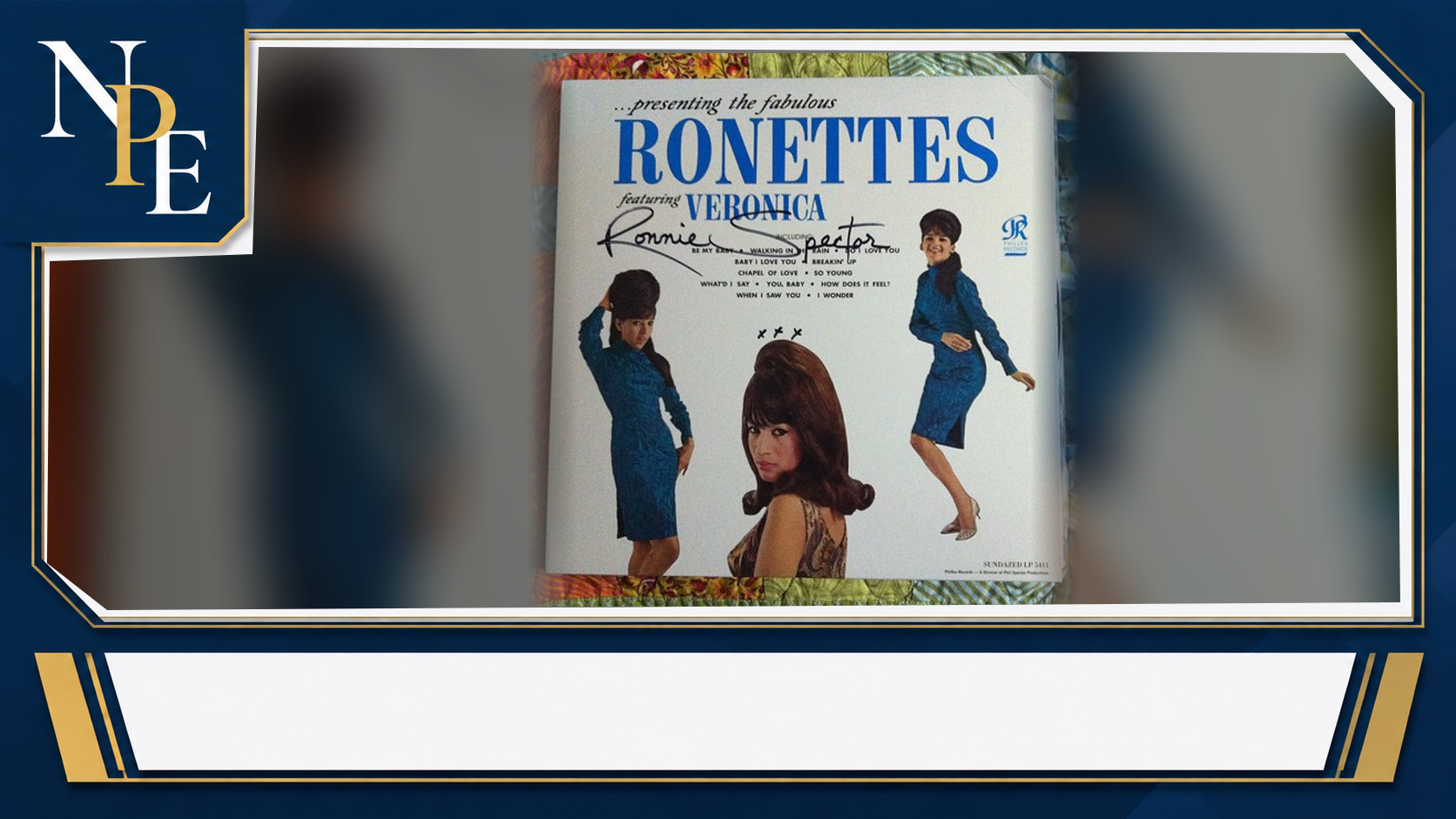 Ronnie Spector featured editorial graphic