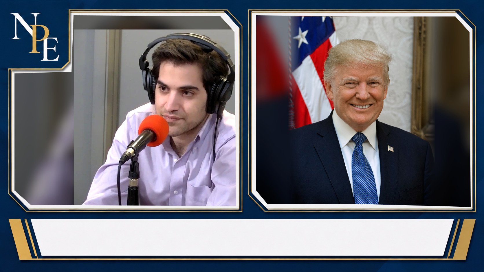 Harry Enten and Donald Trump featured editorial graphic