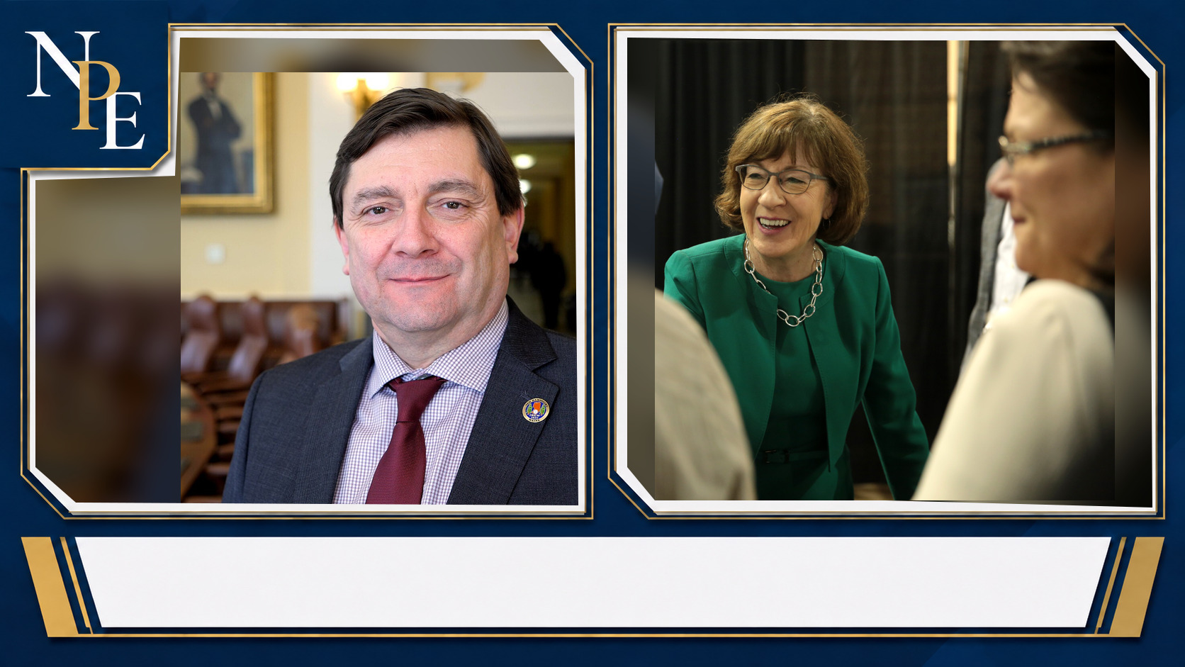 Troy Jackson and Susan Collins featured editorial graphic
