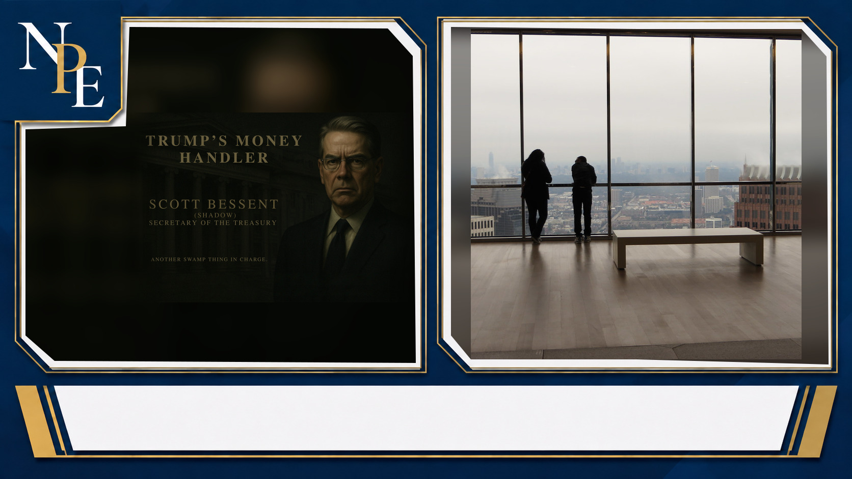 Scott Bessent and JPMorgan featured editorial graphic
