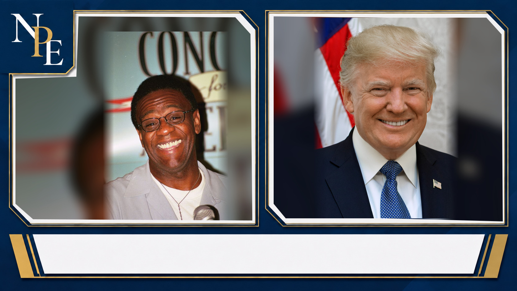Al Green and Donald Trump featured editorial graphic