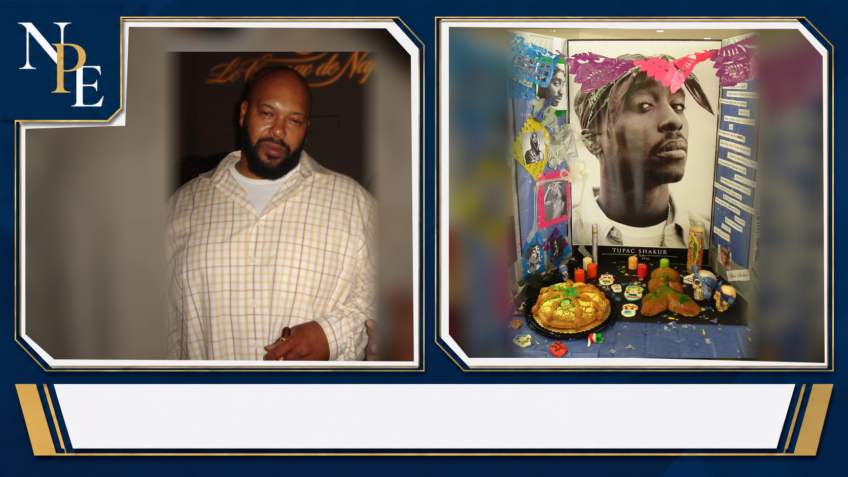 Suge Knight and Tupac Shakur featured editorial graphic