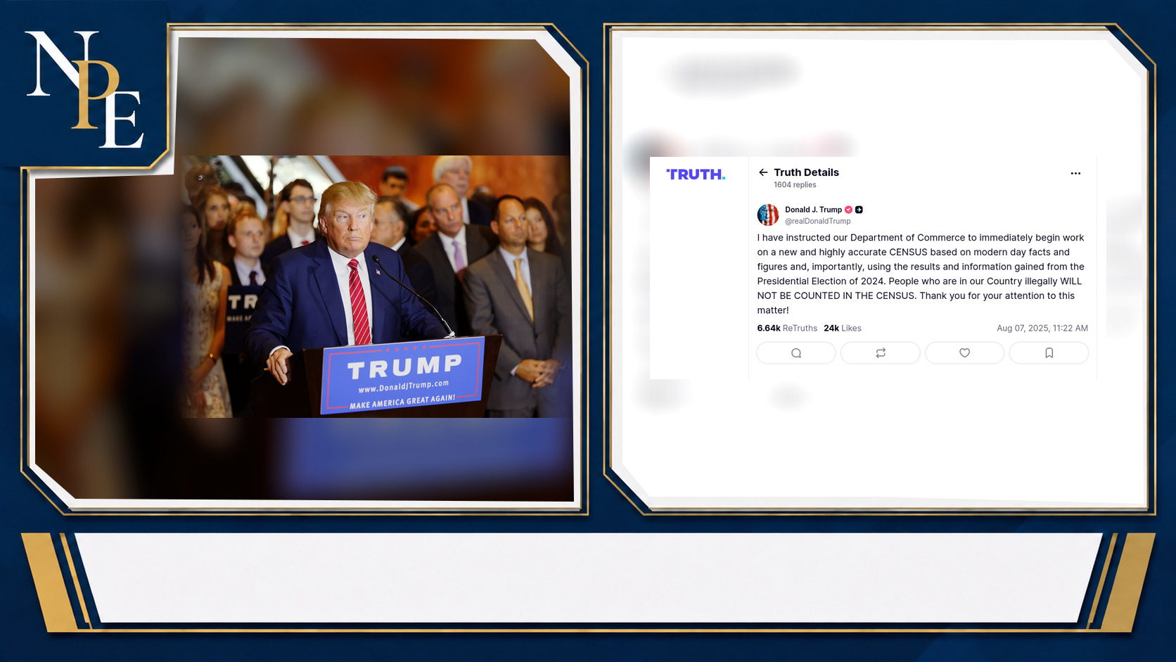 Donald Trump and Truth Social featured editorial graphic