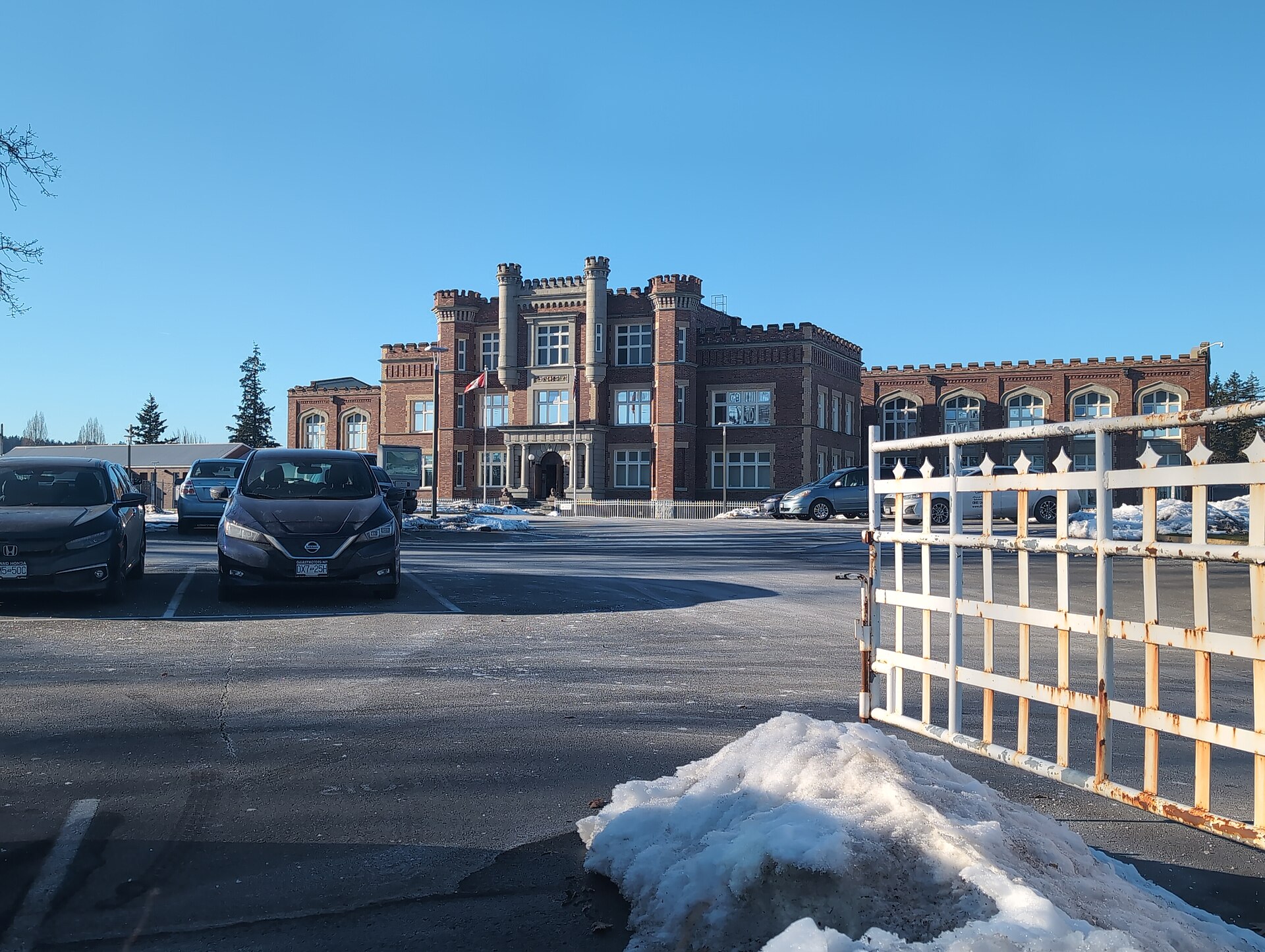 Front view of the Wilkinson Road Jail