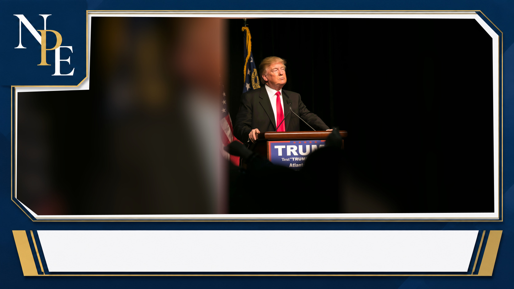 Donald Trump featured editorial graphic
