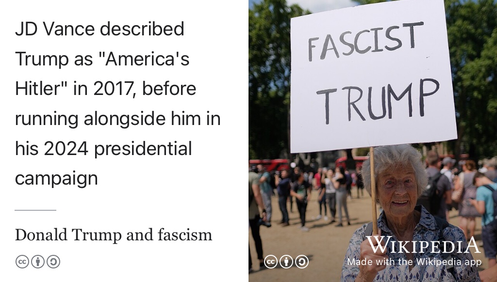 Well, is he or isn't he? 🇺🇸 Fascist, neo fascist or just fascist lite? 🇺🇸 Far right, alt right or merely narcissistically self righteous? #PoliticsOnTheEdge