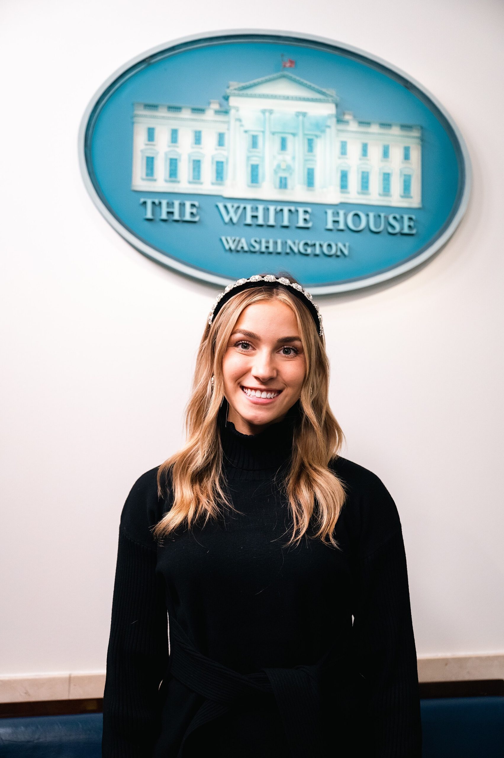 Katie Feeney at the White House
