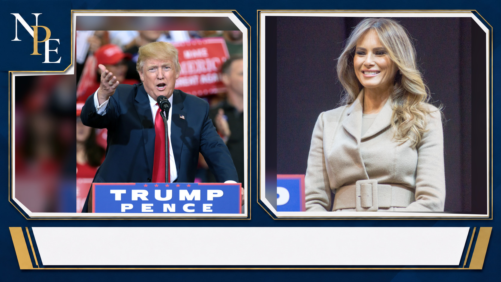 Donald Trump and Melania Trump featured editorial graphic