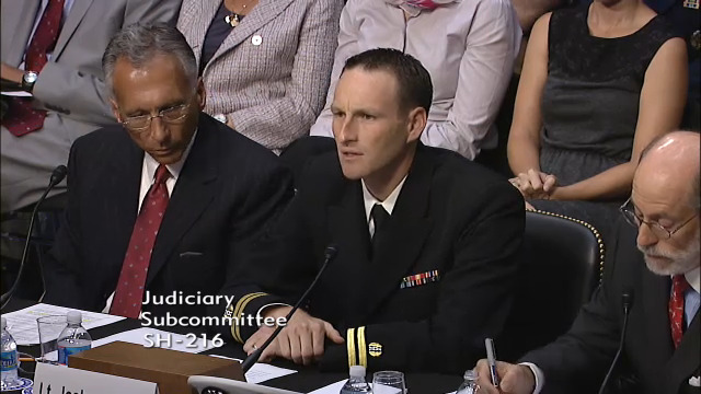 Josh Fryday testifying to U.S. Senate Judiciary Committee, 2013