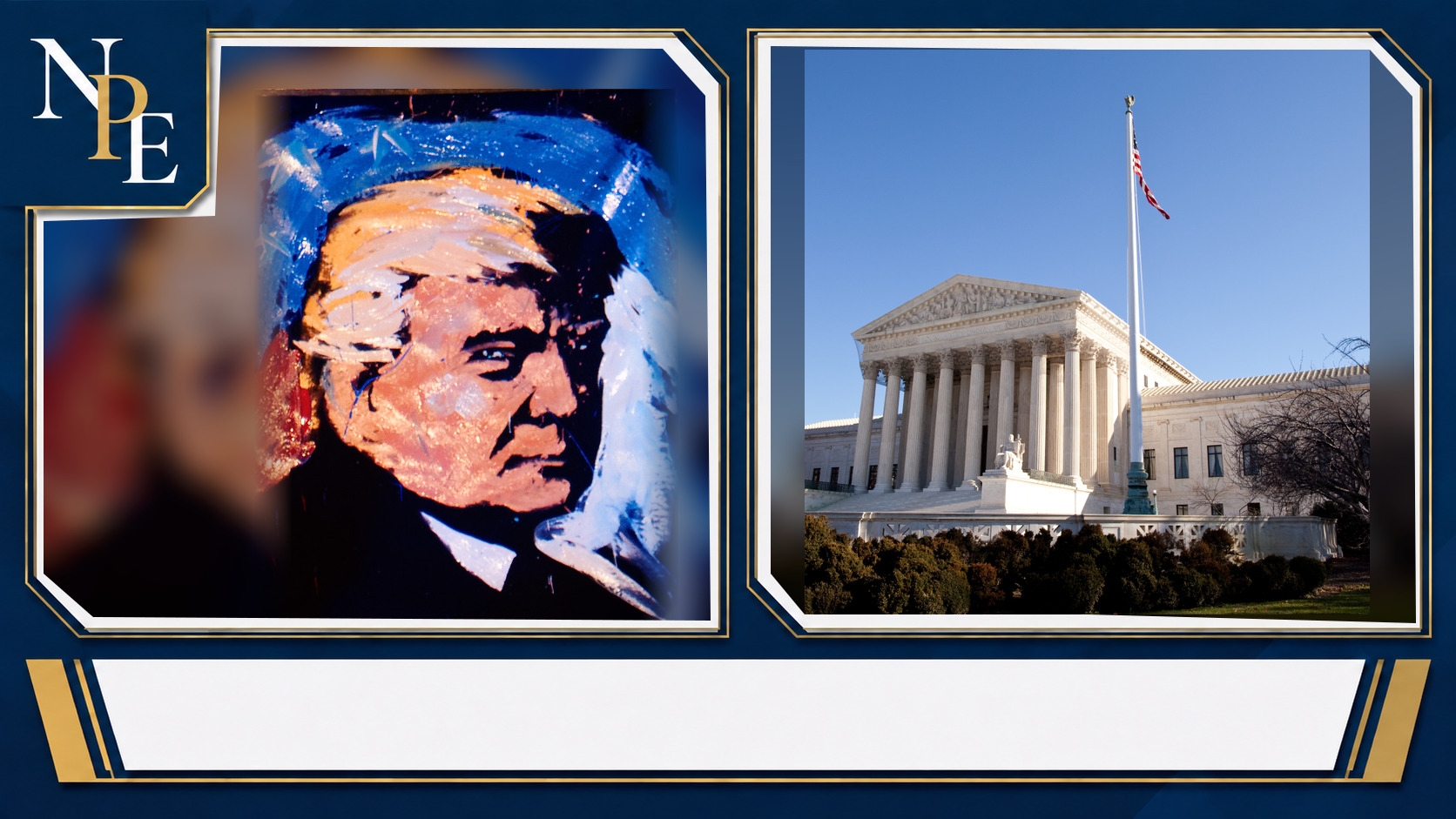 Donald Trump and Supreme Court featured editorial graphic