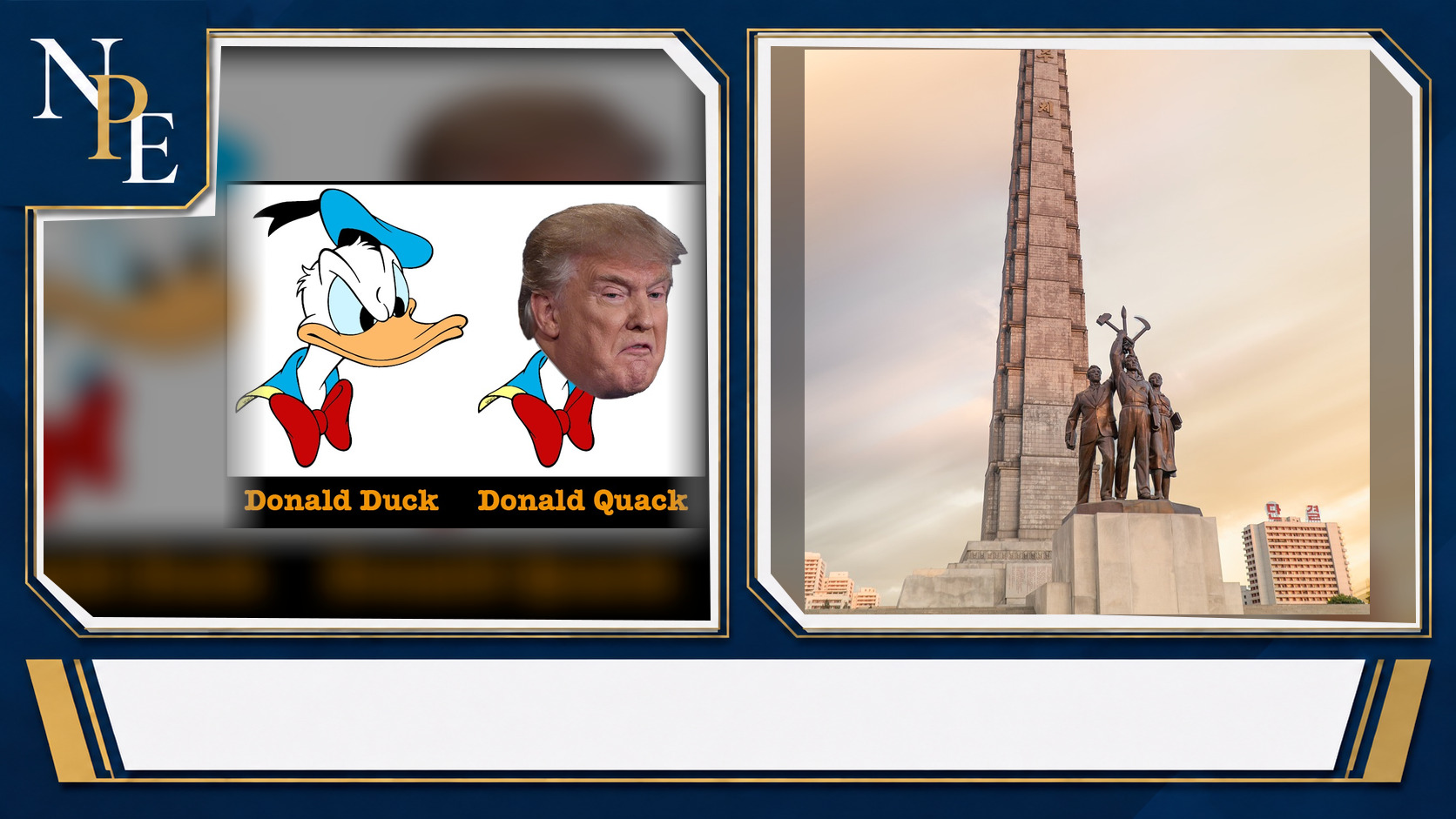Donald Trump and North Korea featured editorial graphic