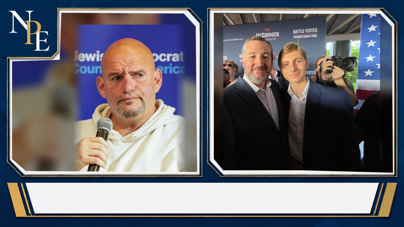 John Fetterman and Dave McCormick featured editorial graphic
