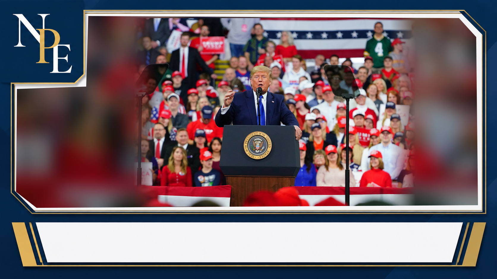 Donald Trump featured editorial graphic