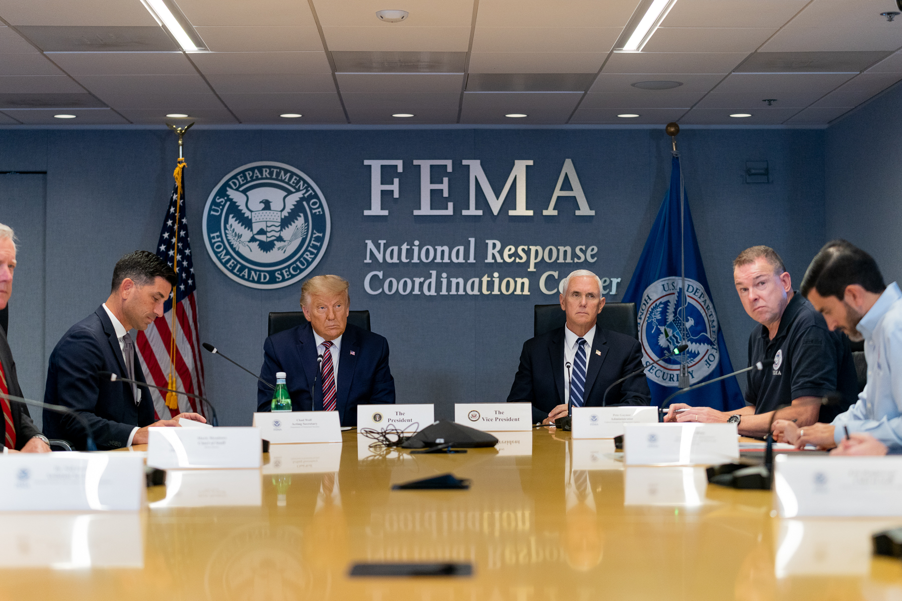 President Trump at FEMA (50290545752)