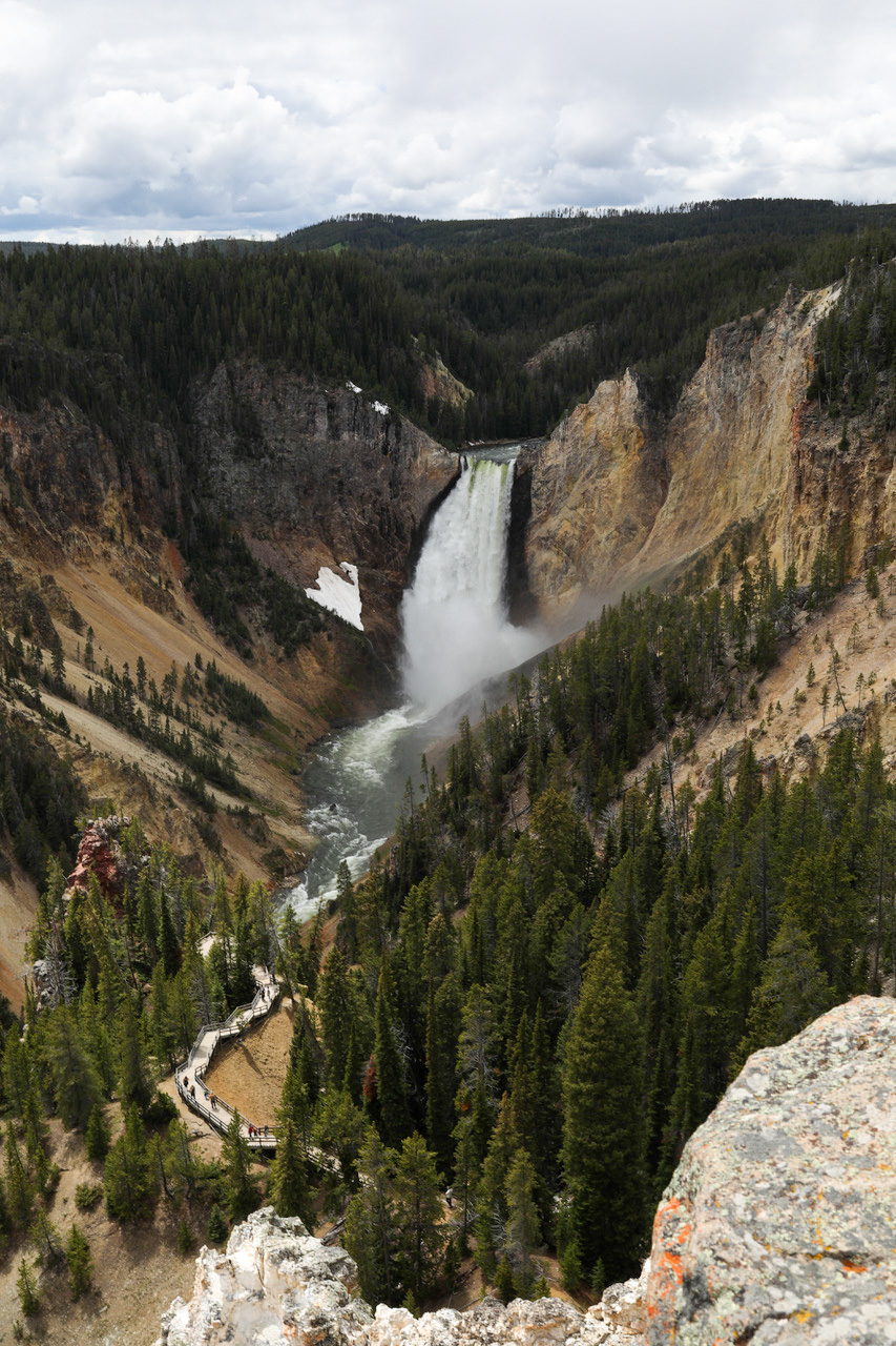 Lower Falls in the Grand Canyon of the Yellowstone