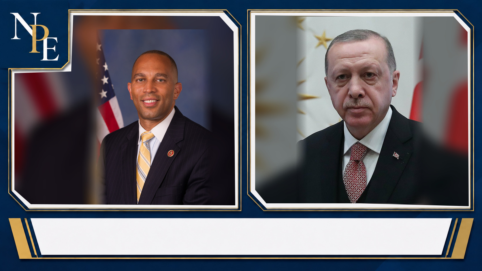 Hakeem Jeffries and Jared Kushner featured editorial graphic