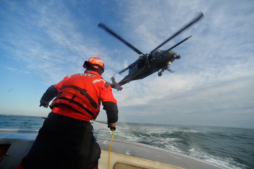 106th Rescue Wing Conducts Training with United States Coast Guard