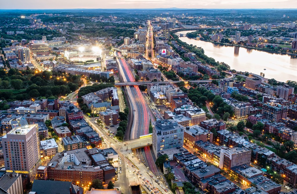 Boston from above