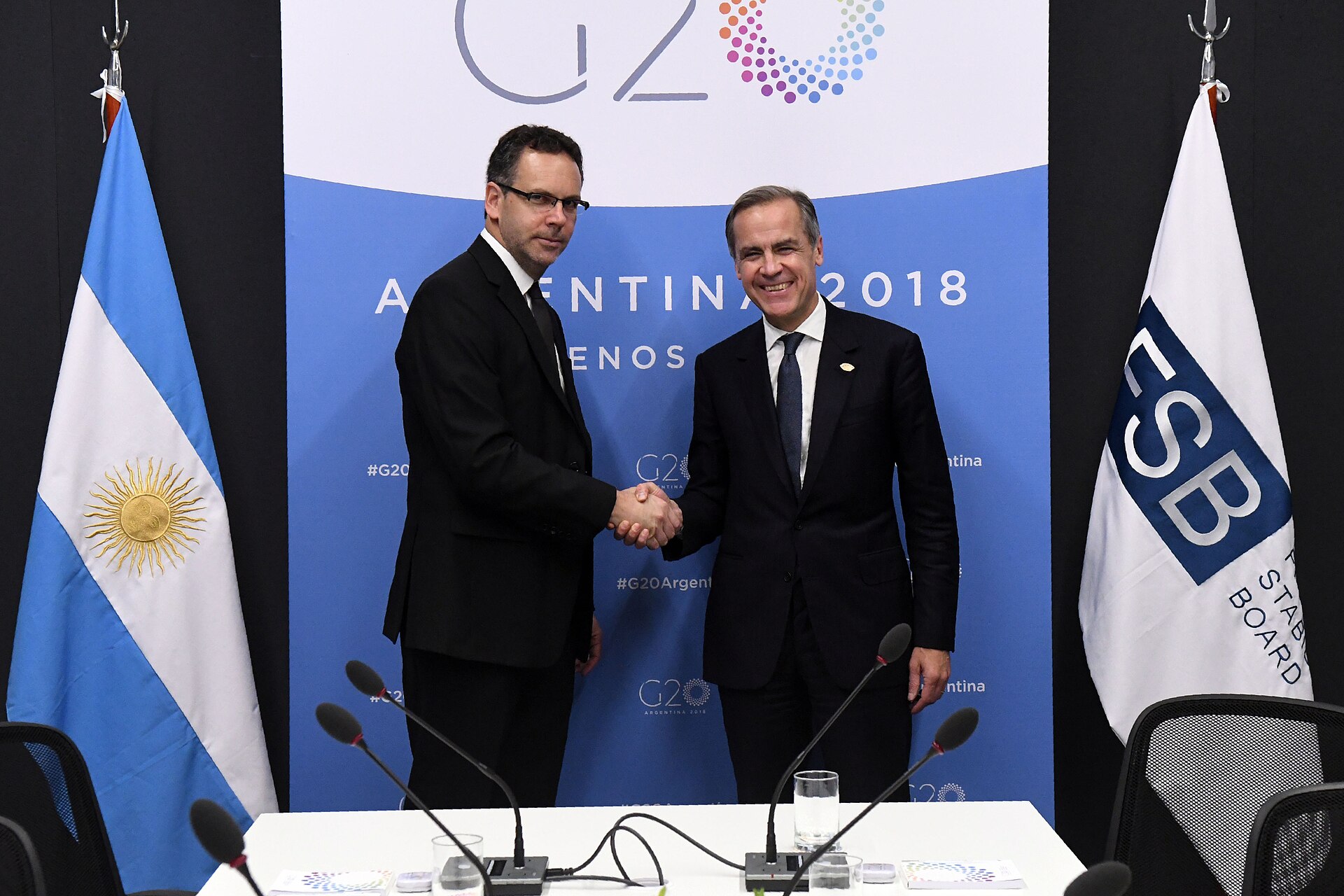 Reunión bilateral Guido Sandleris y Mark Carney (44303351270)