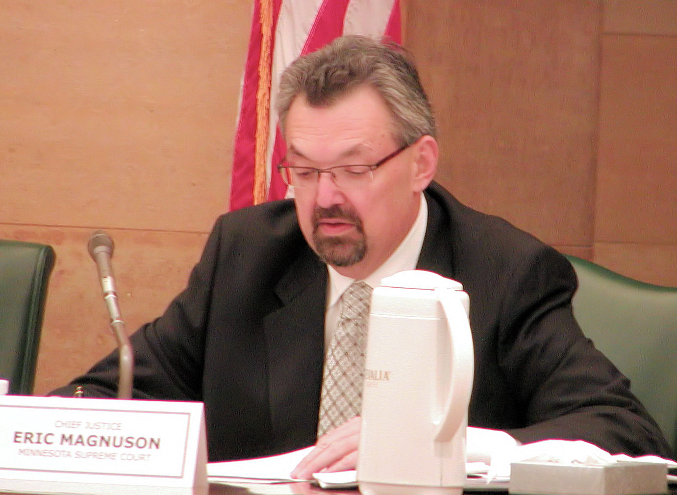 Eric Magnuson on the State Canvassing Board for the US Senate election in Minnesota 20081230
