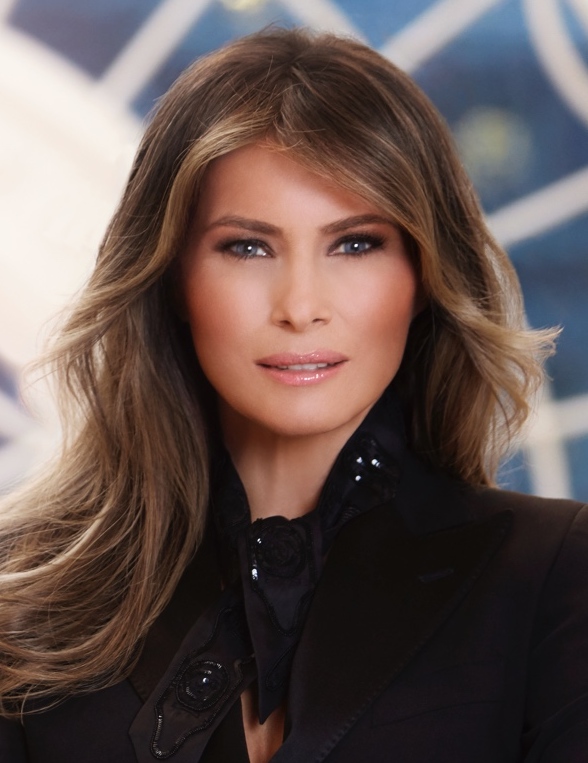 Melania Trump official portrait (cropped)