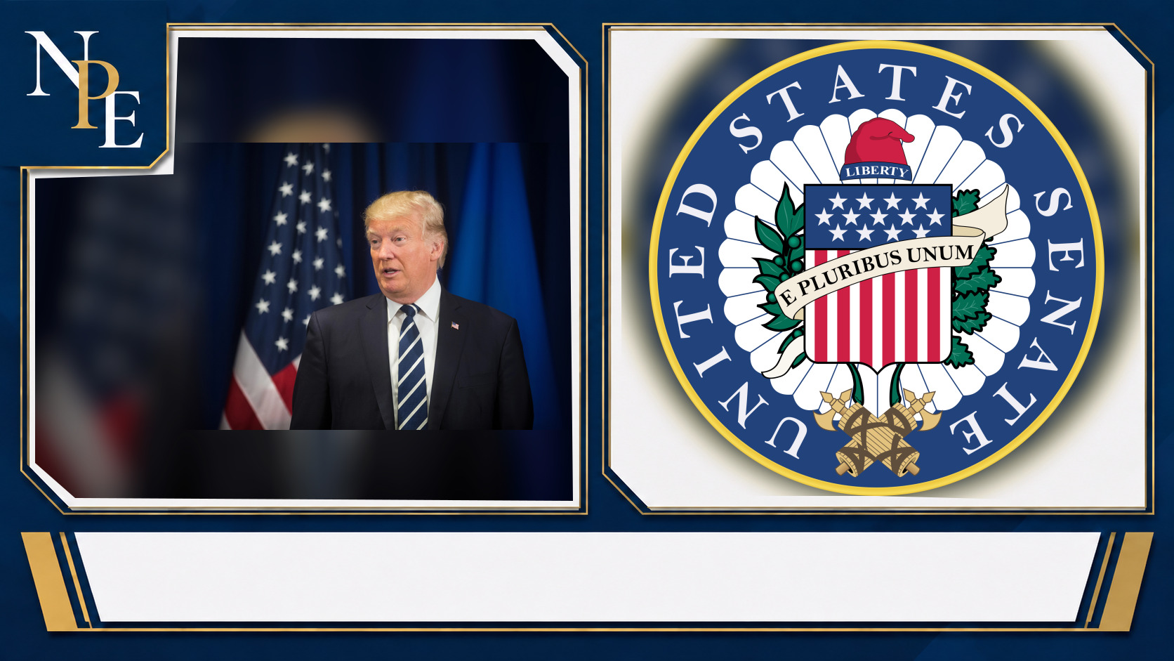 Trump and U.S. Senate featured editorial graphic