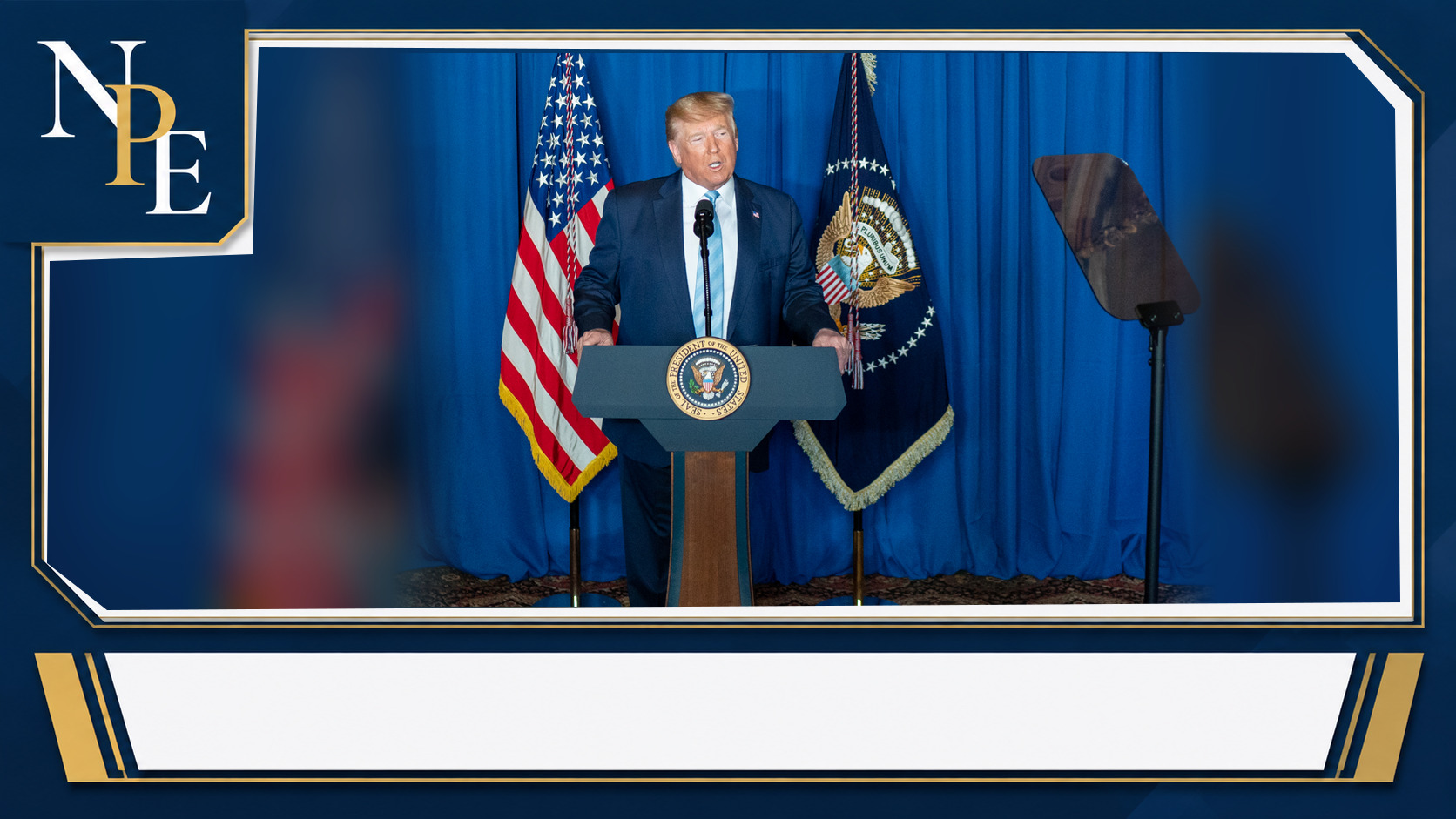 Donald Trump featured editorial graphic