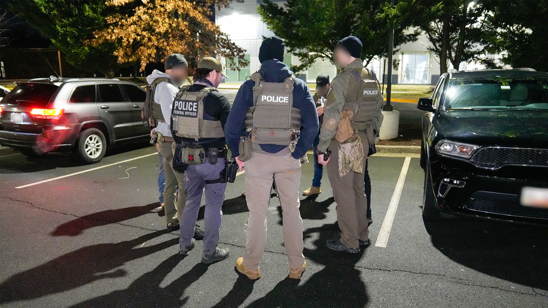 U.S. Immigration and Customs Enforcement (ICE) Enforcement and Removal Operations' (ERO) officers in West Palm Beach, Florida on February 14, 2025 21