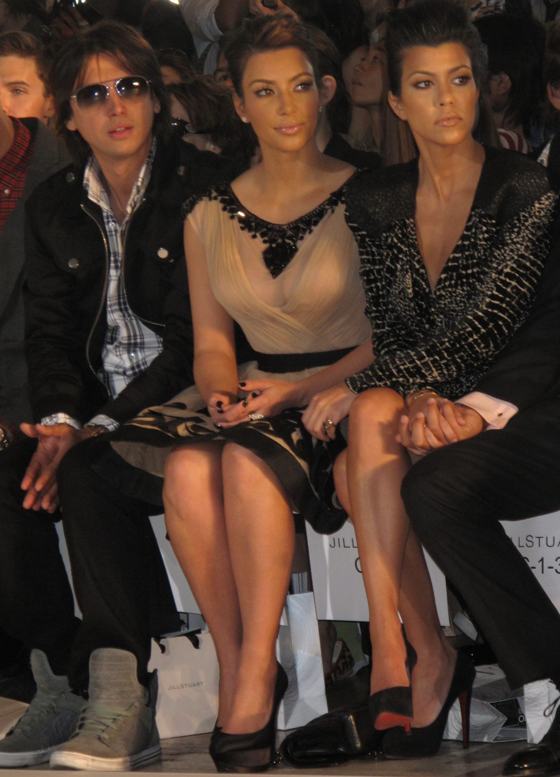 Jonathan Cheban with Kim & Kourtney Kardashian 2010