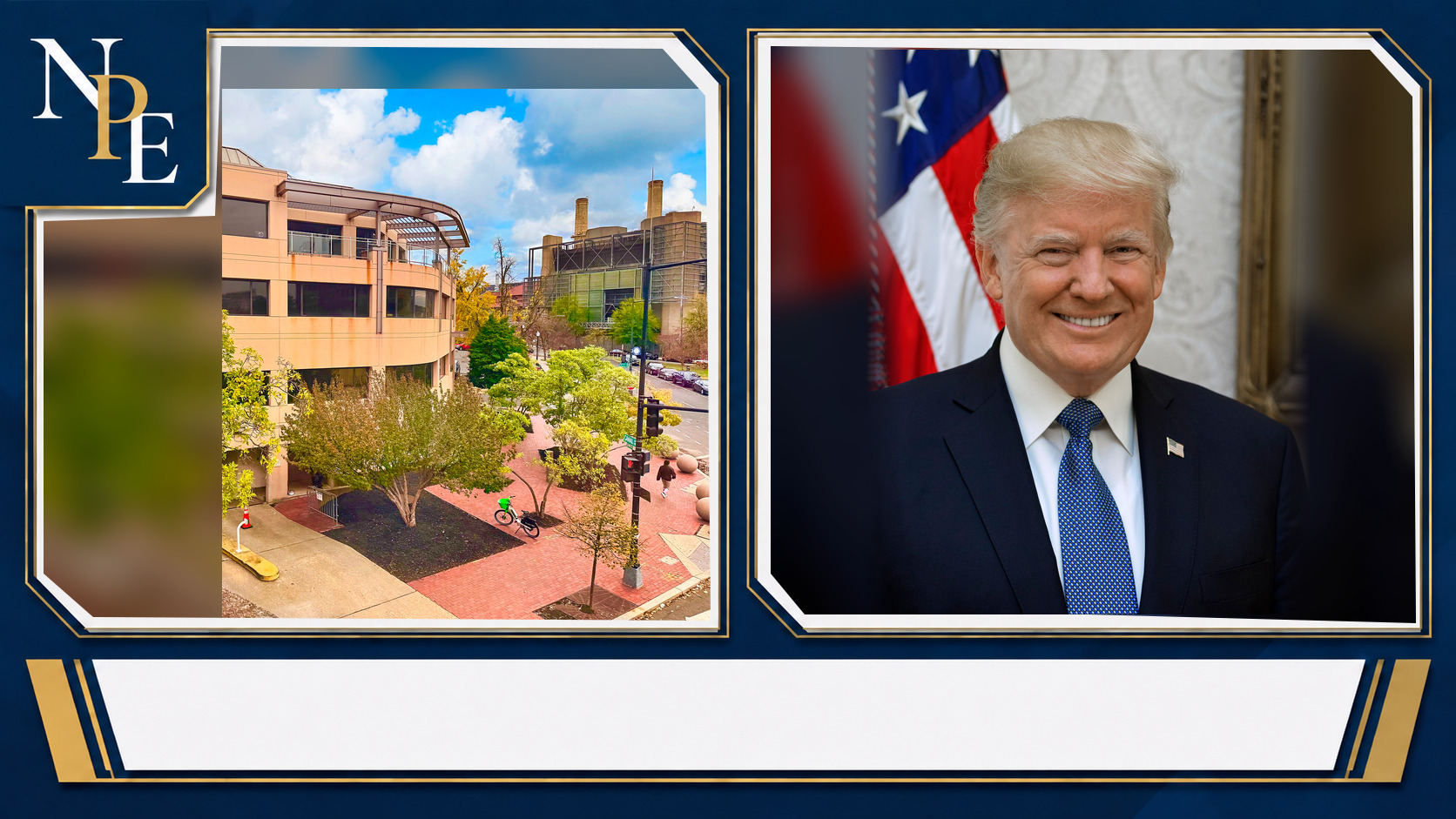 Democratic National Committee and Donald Trump featured editorial graphic