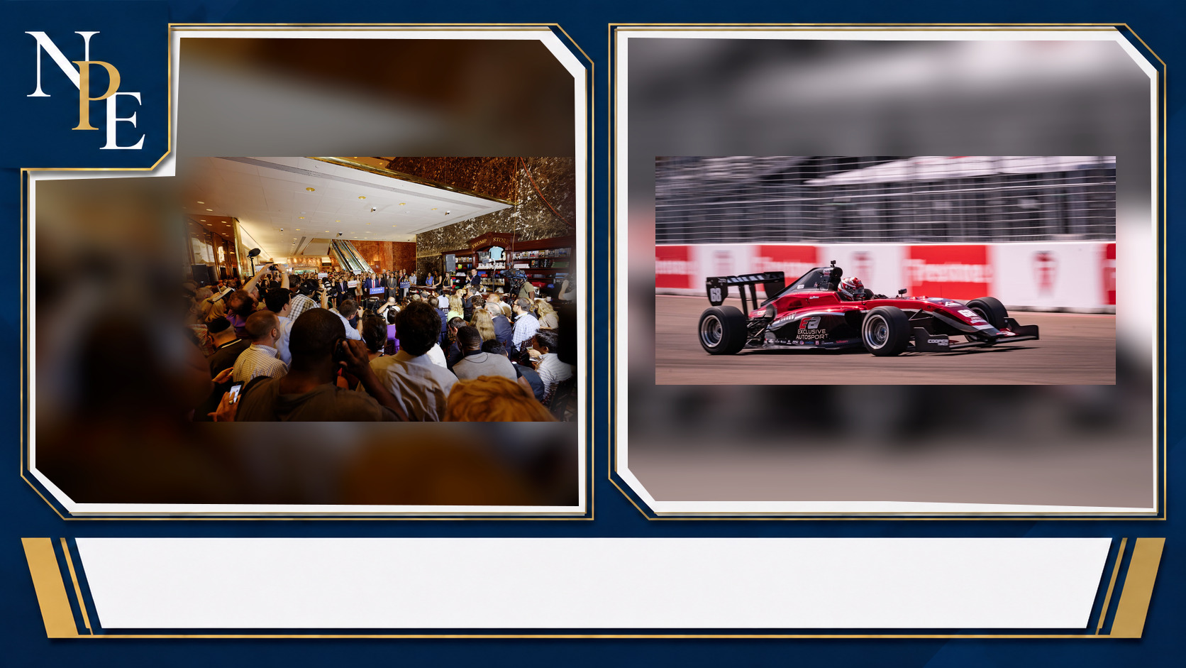 Donald Trump and IndyCar featured editorial graphic
