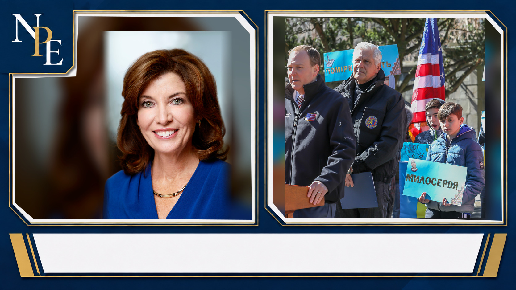 Kathy Hochul and Bruce Blakeman featured editorial graphic