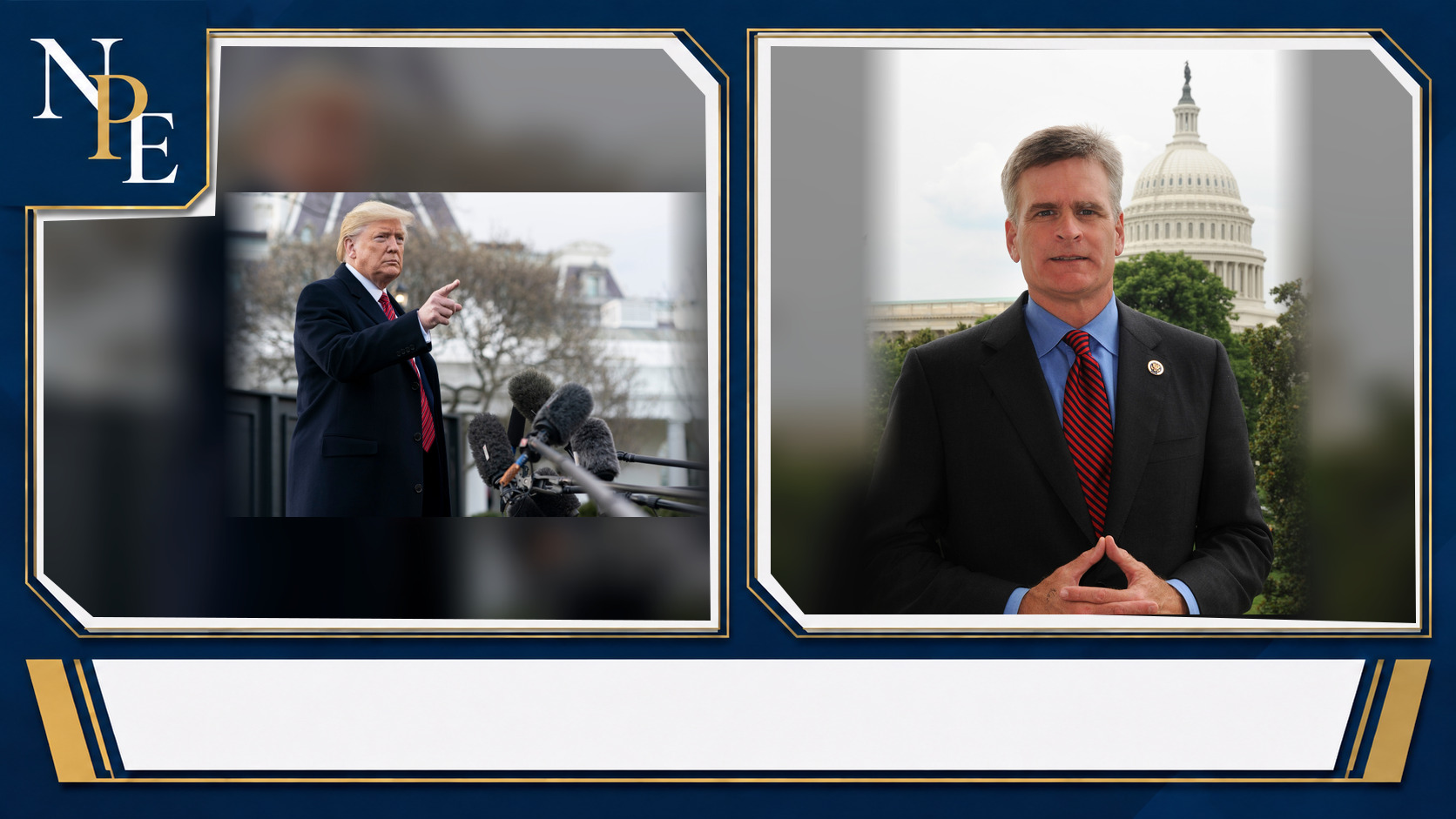 Donald Trump and Bill Cassidy featured editorial graphic