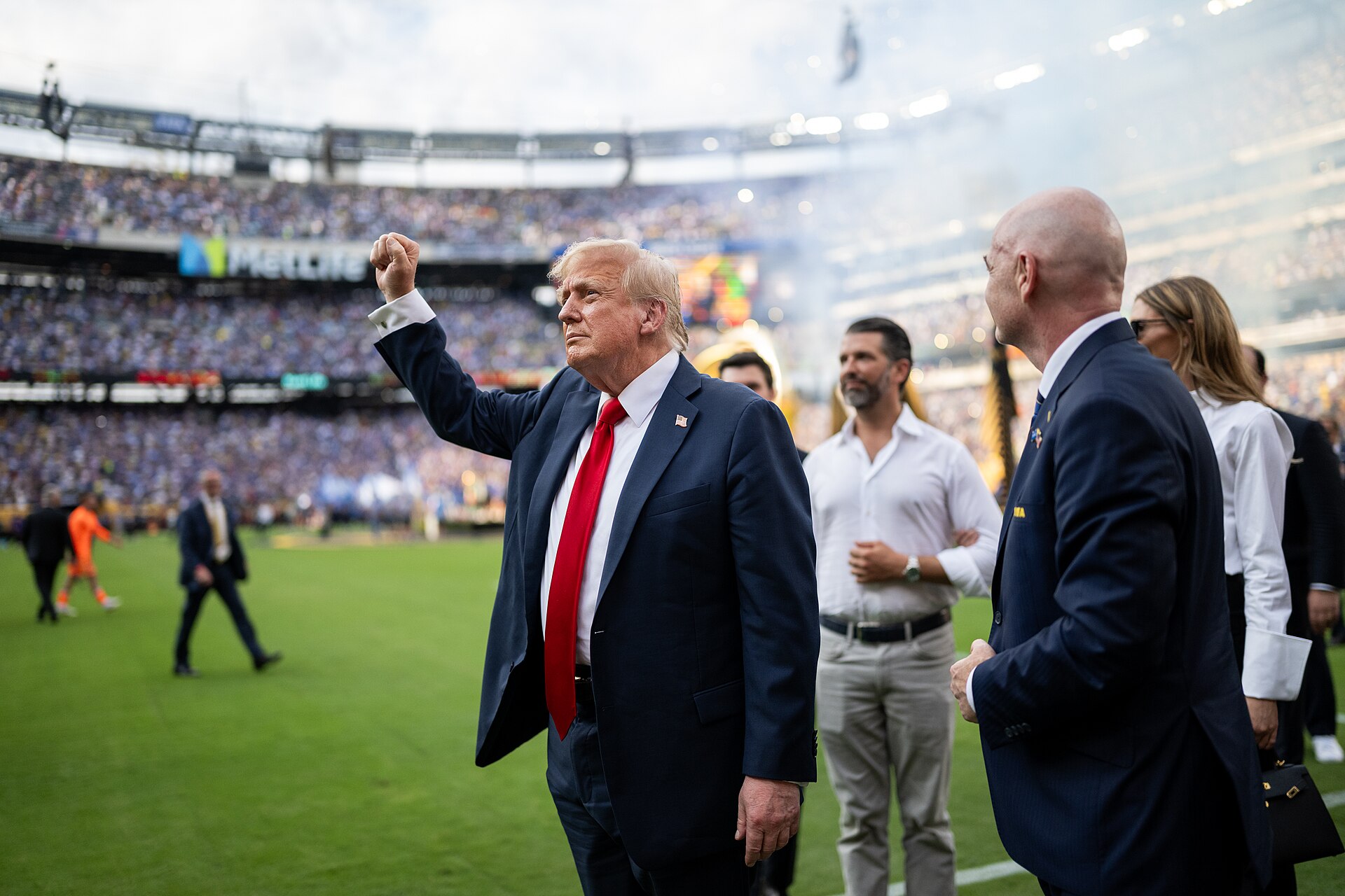 P20250713DT 1359 President Donald Trump and First Lady Melania Trump attend the FIFA Club World Cup Final soccer match