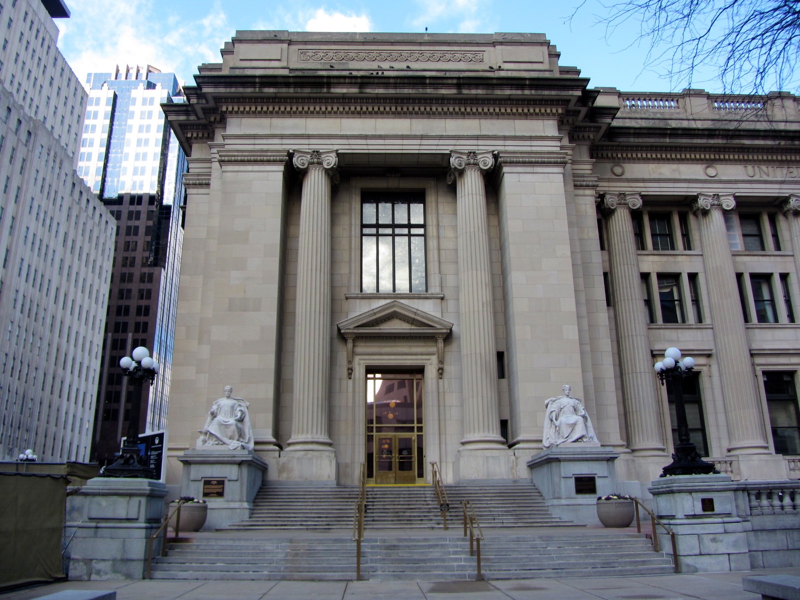 Exterior of the Birch Bayh Federal Building & U.S. Courthouse Jan 2012