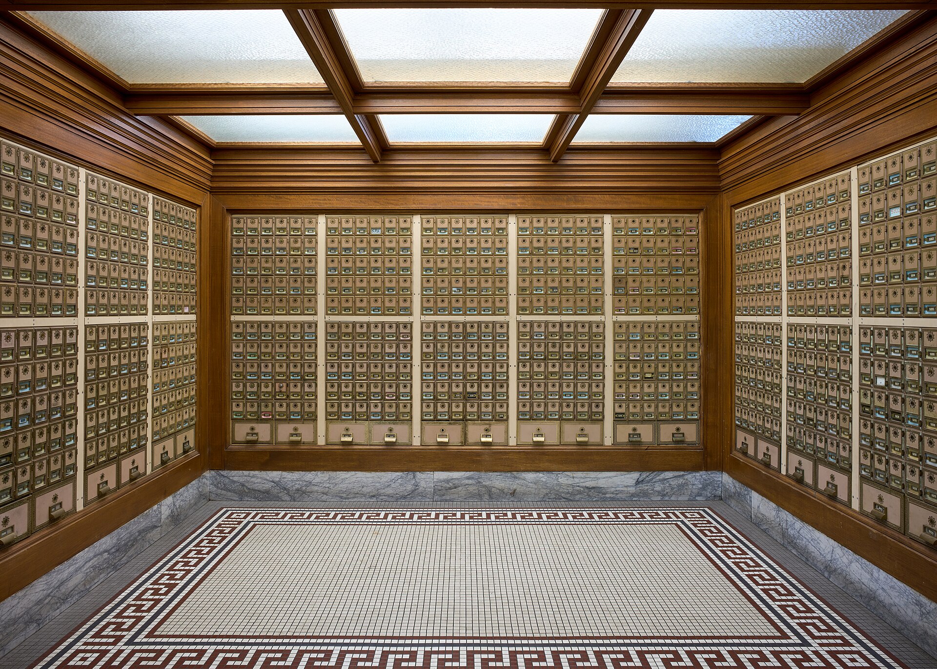 PO boxes at the historic Chico Post Office (2024) L1005460