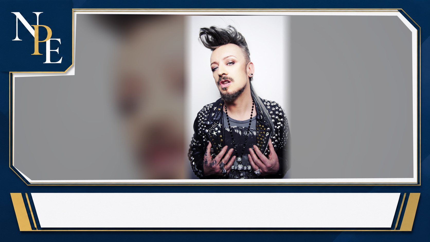 Boy George featured editorial graphic