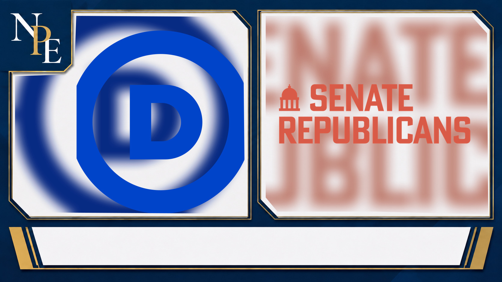 Democratic Party and Republican Party featured editorial graphic