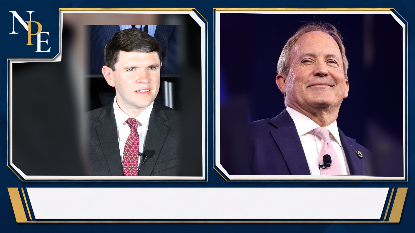 James Talarico and Ken Paxton featured editorial graphic
