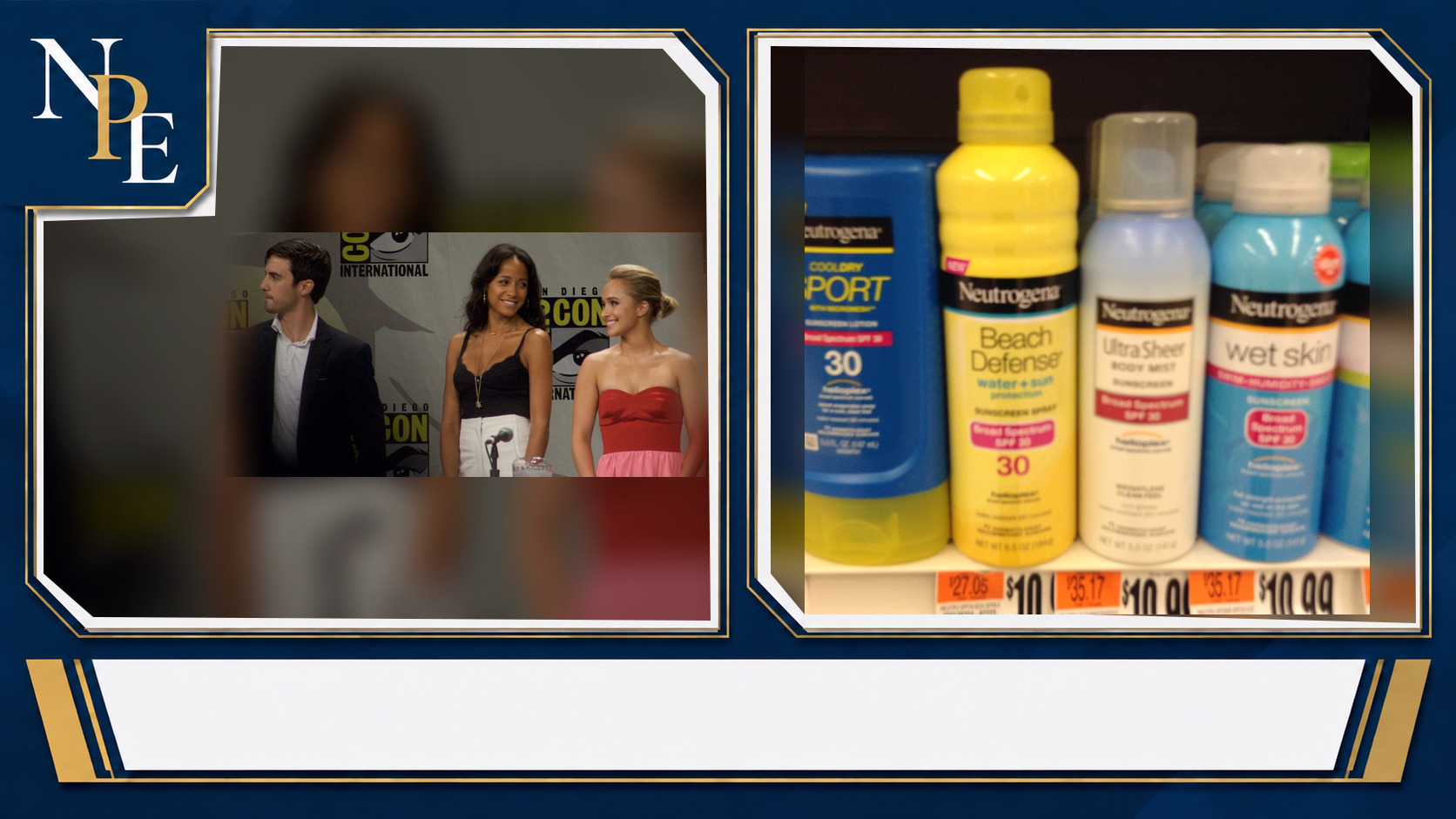 Hayden Panettiere and Neutrogena featured editorial graphic